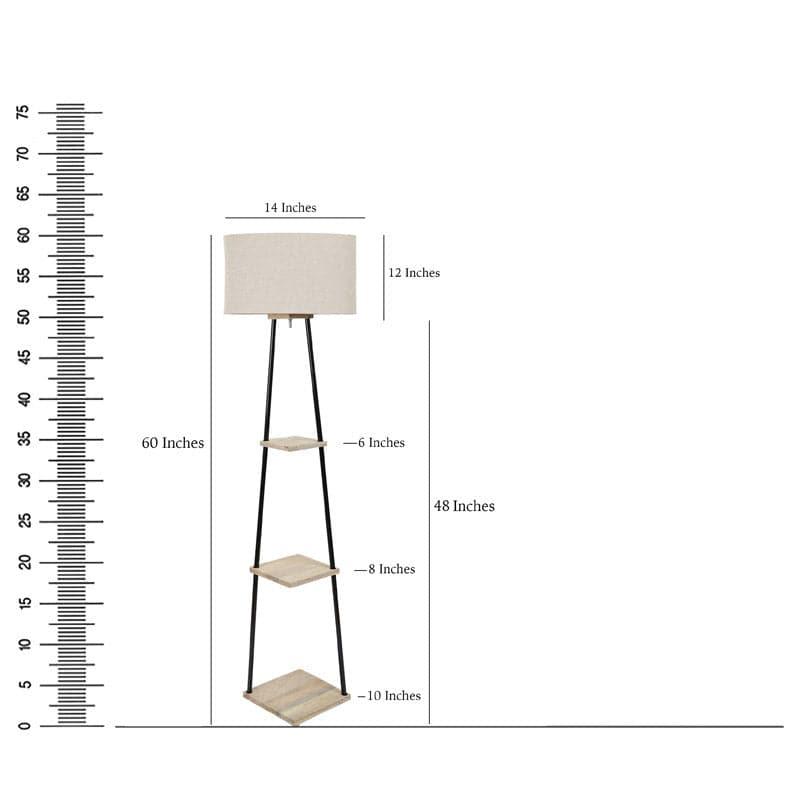 Buy Seira Pyramid Floor Lamp Floor Lamp from Vaaree