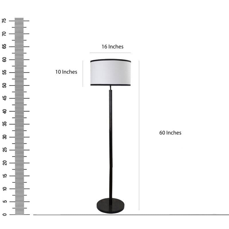 Floor Lamp - Walnut Raya Floor Lamp