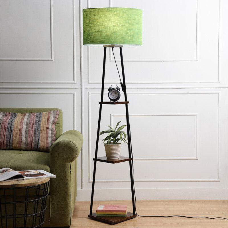 Floor Lamp - Zuri Black Pyramid Floor Lamp