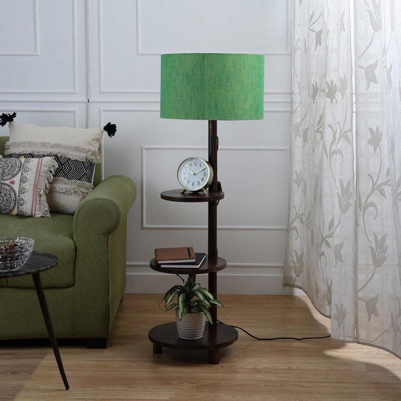 Buy Zuri Runa Floor Lamp With Shelf Floor Lamp from Vaaree