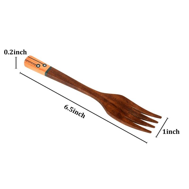 Fork Set - Veda Wooden Fork - Set Of Six