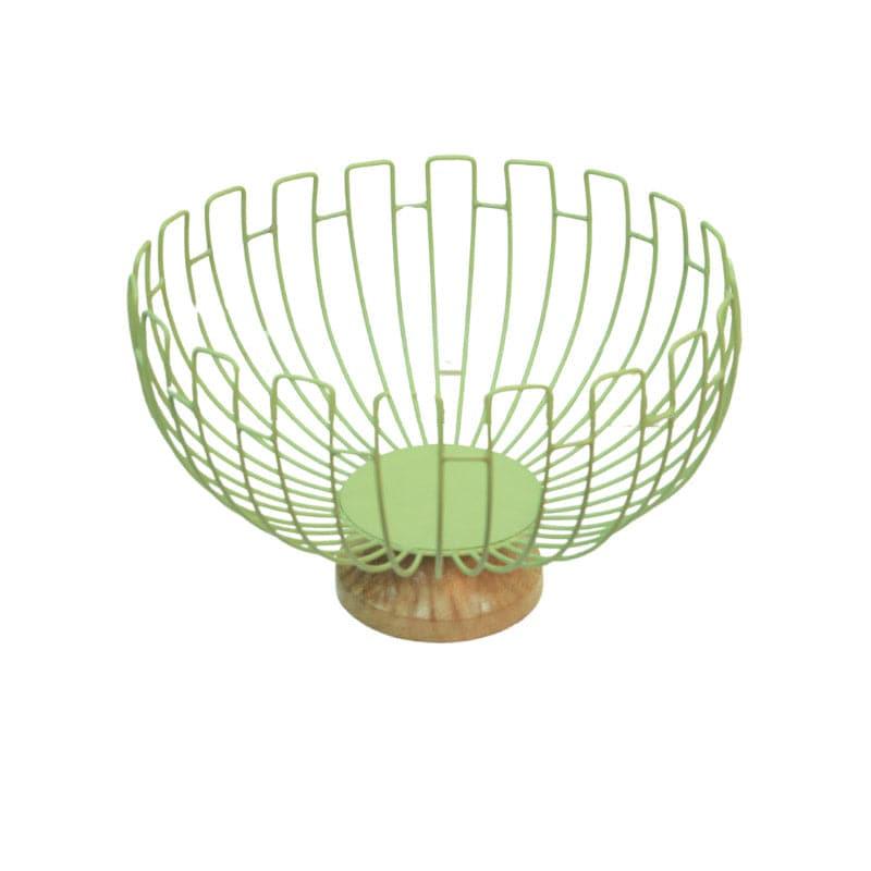 Buy Fruit Basket - Ferrous Fun Fruit Basket - Green at Vaaree online