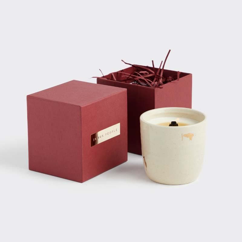 Buy Ganga Candle Gift Box - Ivory Gift Box from Vaaree