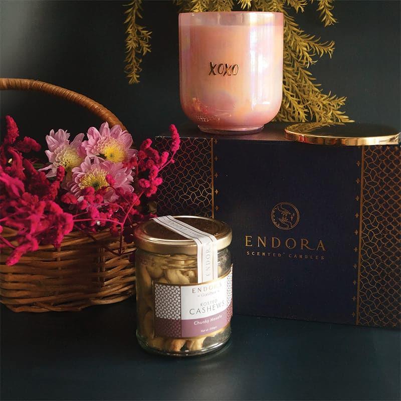 Buy Gija Moroccan Rose Scented Candle - Set Of Two Gift Box from Vaaree