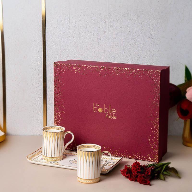 Buy Hridi Mug & Tray Gift Box - Set Of Three Gift Box from Vaaree