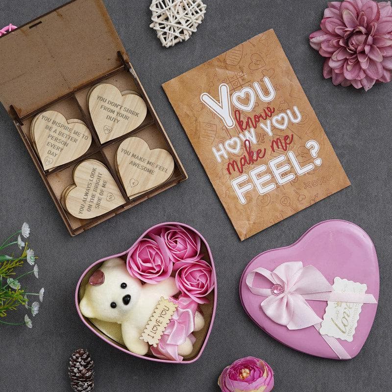 Buy Love From Within Valentine Gift Set Gift Box from Vaaree