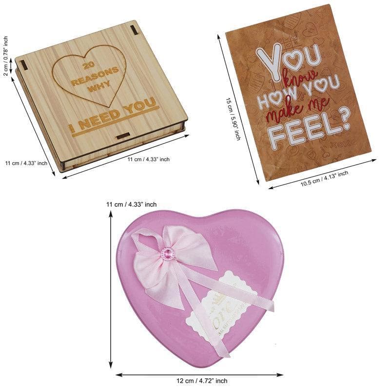 Buy Love From Within Valentine Gift Set Gift Box from Vaaree