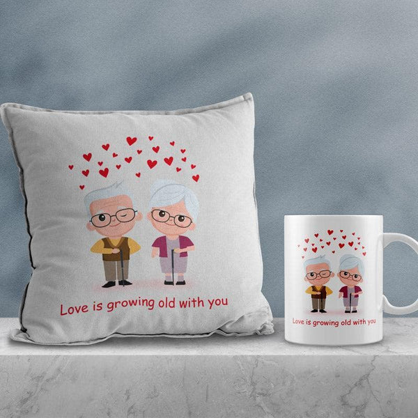 Buy Love Is Growing Old With You Valentine Gift Set Gift Box from Vaaree