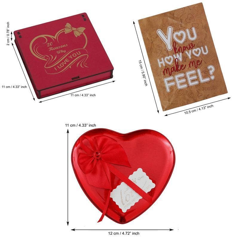 Buy Love Shore Valentine Gift Set Gift Box from Vaaree