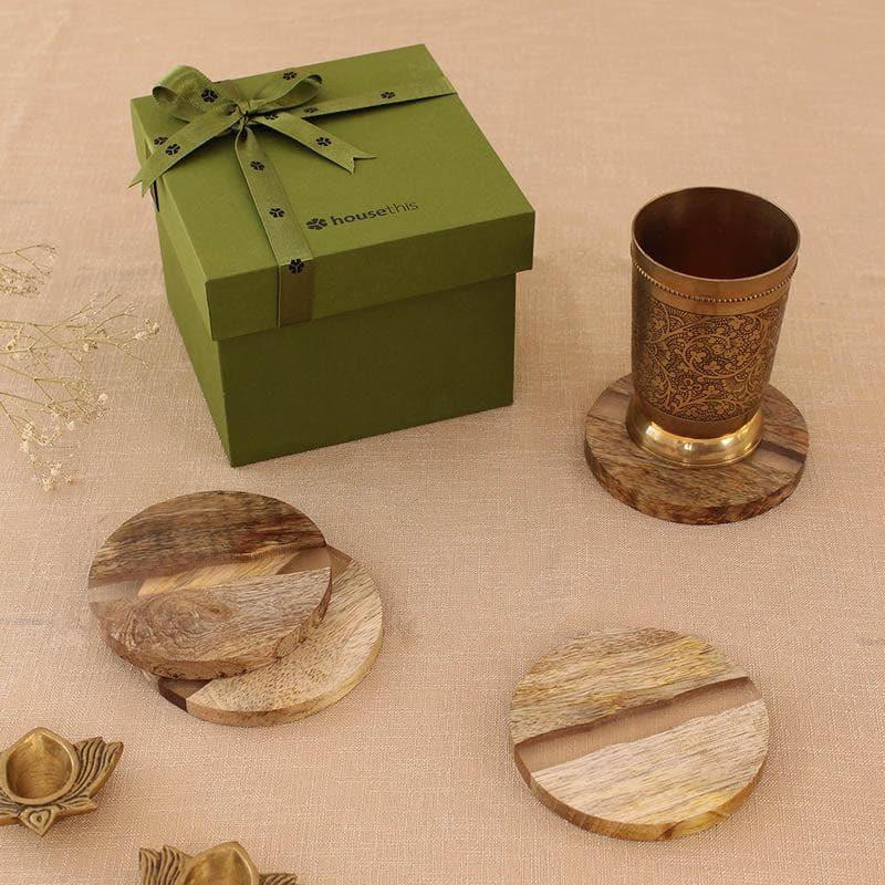 Buy Majuli Coaster Gift Box - Beige Gift Box from Vaaree