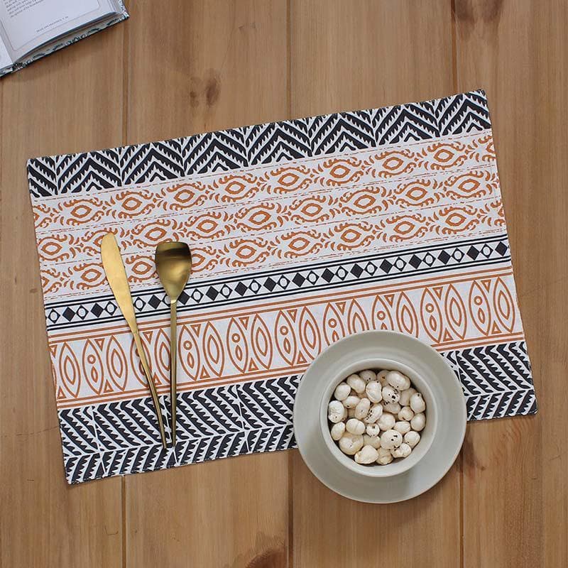 Buy Motif Mash Table Mat Gift Box - Set Of Six Gift Box from Vaaree