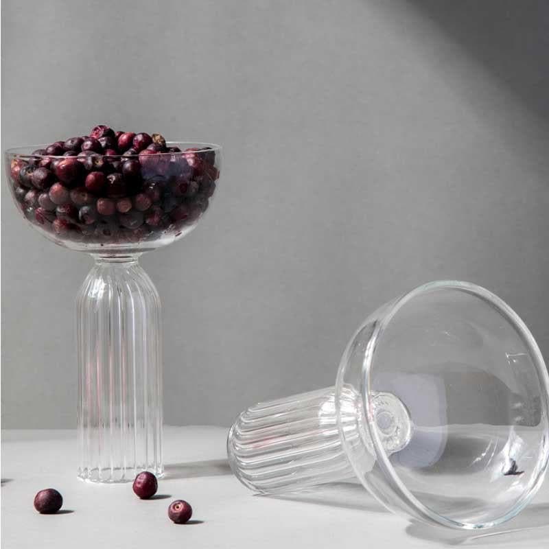 Buy Rhapsody Glassine Bowl/Glass - Set Of Four Gift Box from Vaaree