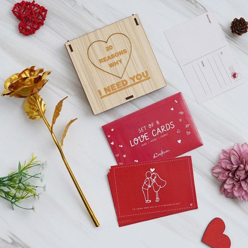 Buy Romance Rose Valentine Gift Set Gift Box from Vaaree