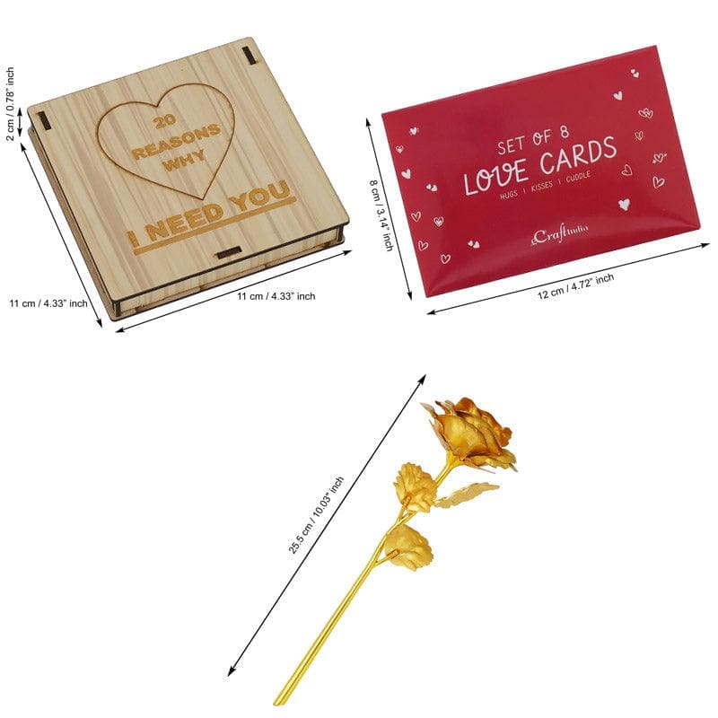 Buy Romance Rose Valentine Gift Set Gift Box from Vaaree