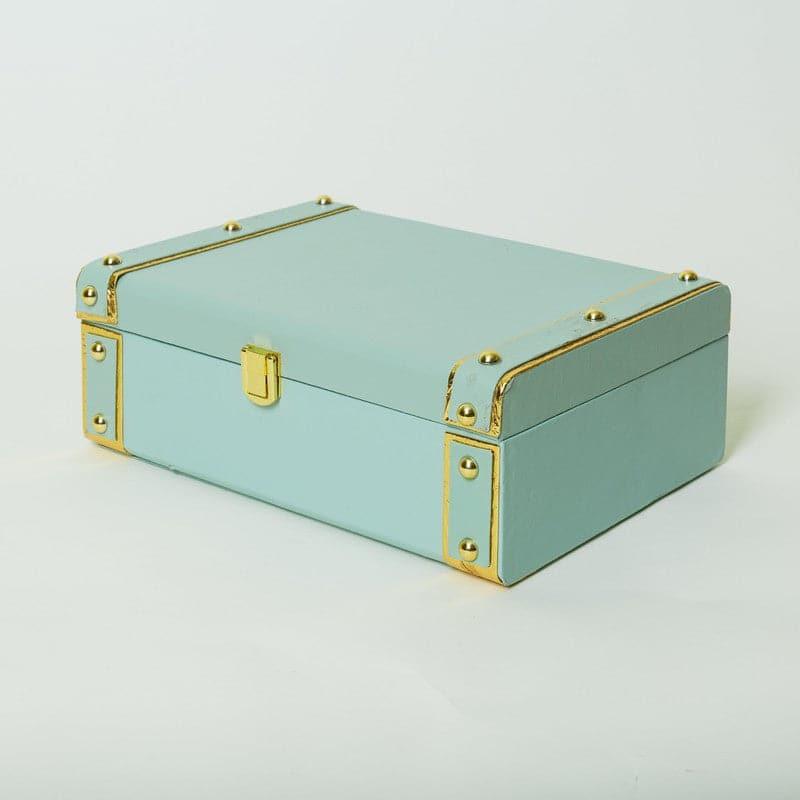 Buy Gift Box - Rose Bloom Bedsheet Gift Set - Blue at Vaaree online