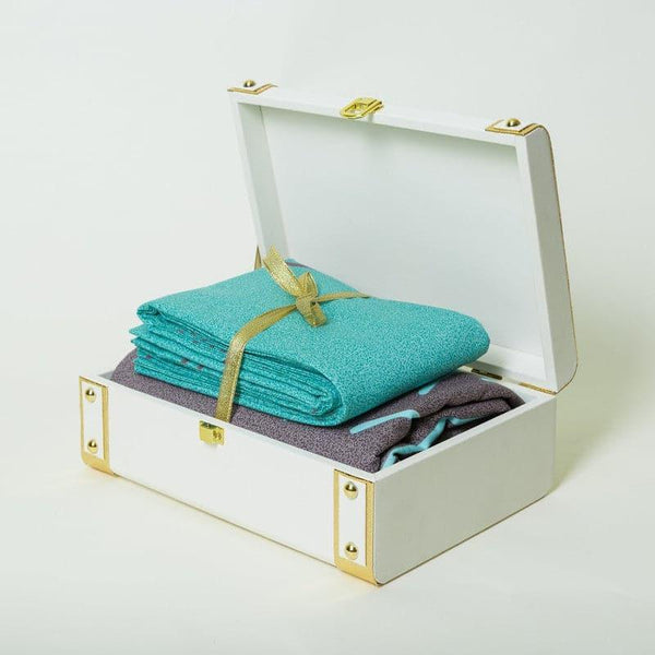 Gift Box - Vidisha Bedsheet Gift Set- Grey