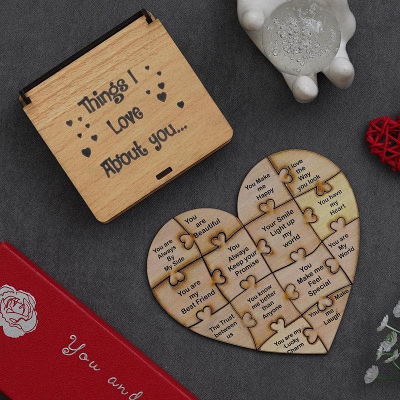 Buy Way To Your Heart Puzzle Valentines Gift Set Gift Box from Vaaree