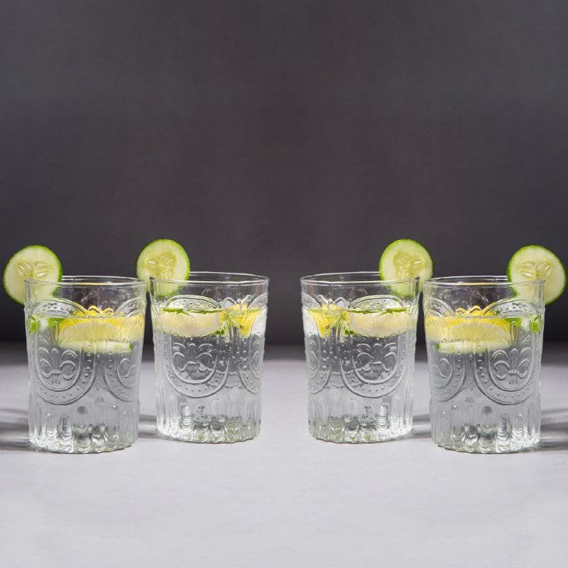 Cocktail Glasses - Glassy Glamour Glass (400 ml) - Set Of Four