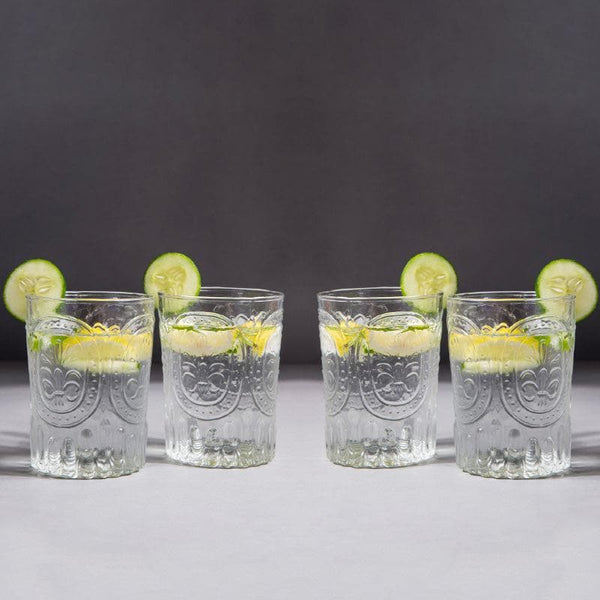 Cocktail Glasses - Glassy Glamour Glass (400 ml) - Set Of Four