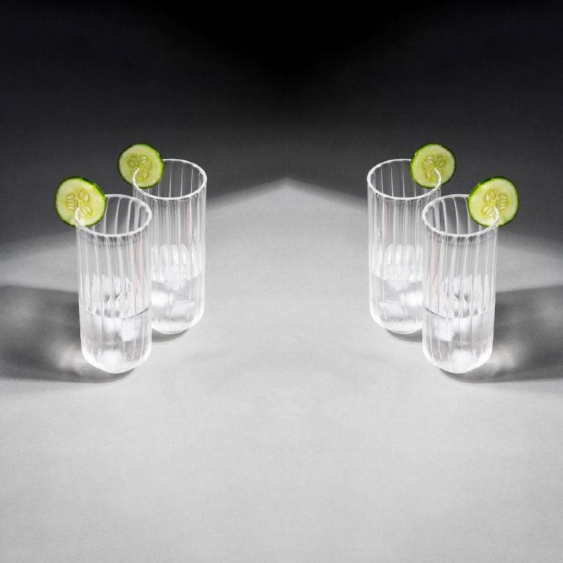 Buy Gossamer Glass (275 ml ) - Set Of Four Cocktail Glasses from Vaaree