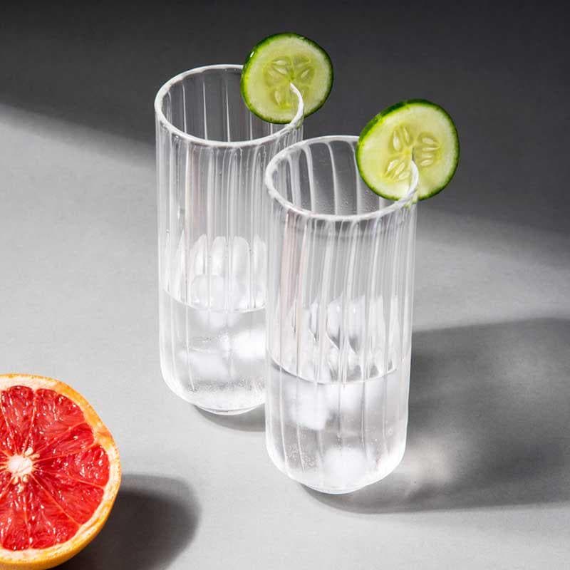 Buy Gossamer Glass (275 ml ) - Set Of Four Cocktail Glasses from Vaaree