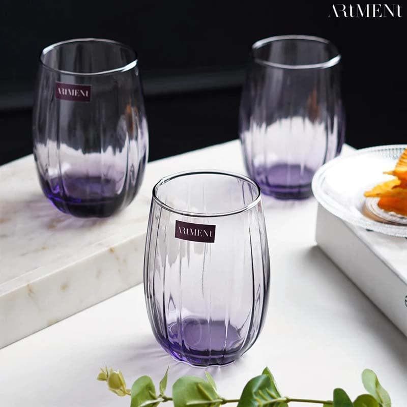 Drinking & Juice Glasses - Cynthia Glass (390 ml ) - Set Of Four