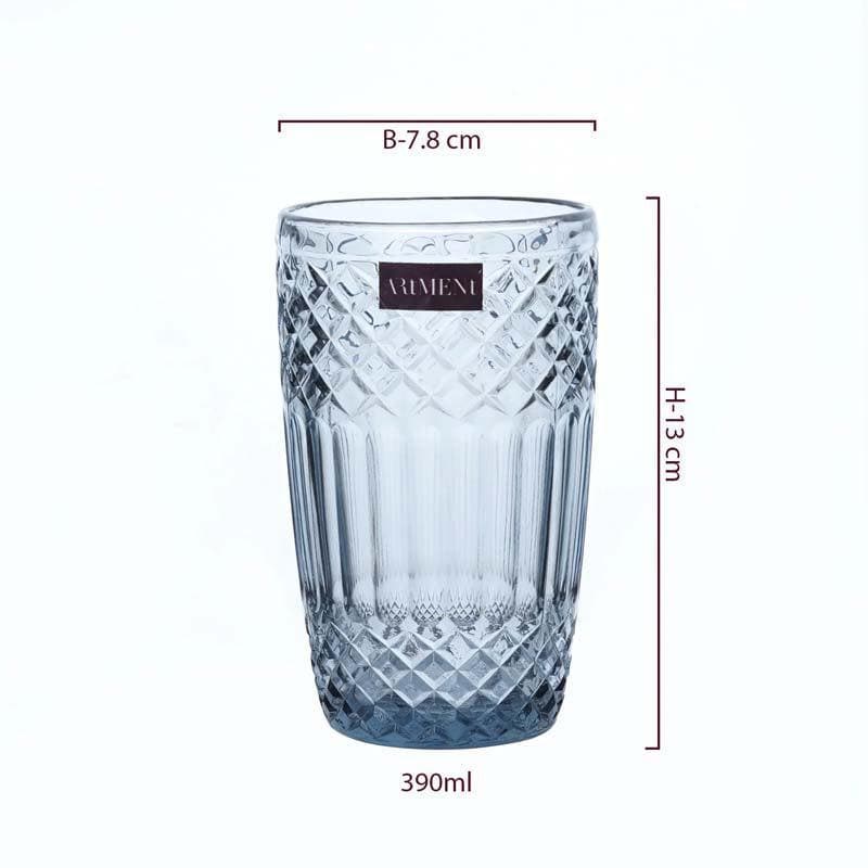 Buy Eunoia Tall Glass (Green) (390 ml ) - Set Of Four Drinking & Juice Glasses from Vaaree