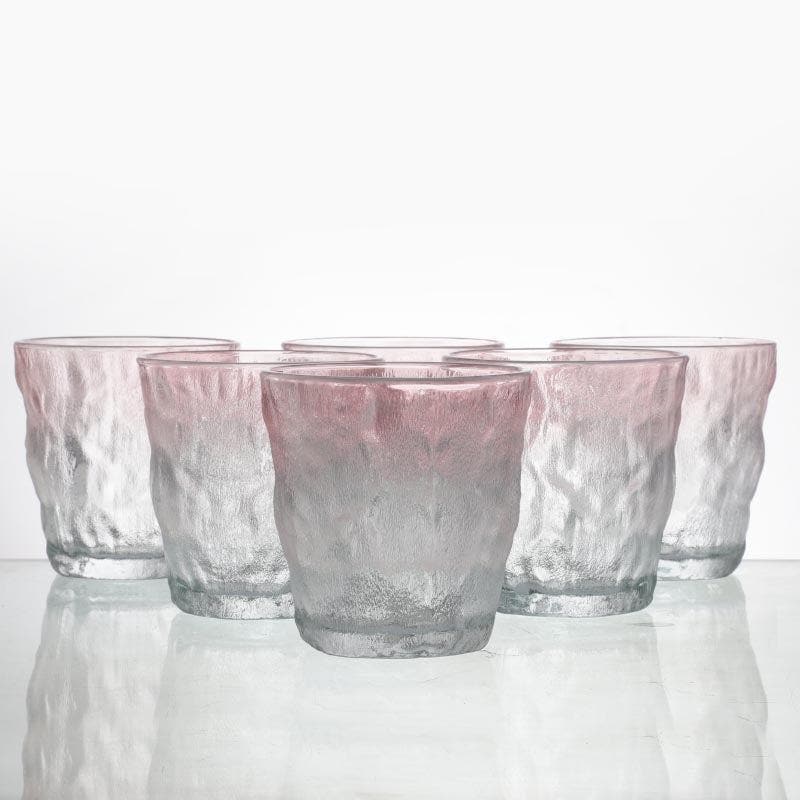Drinking & Juice Glasses - Jharna Glass (260 ml ) - Set Of Six
