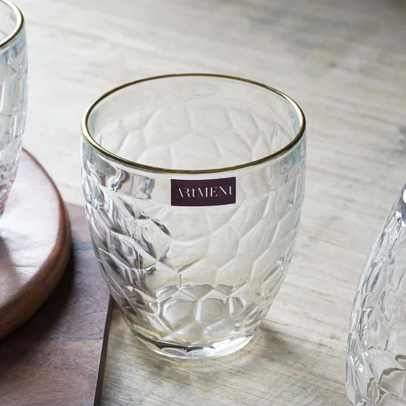 Buy Mussarts Whiskey Glass (300 ml ) - Set Of Four Scotch & Whiskey Glasses from Vaaree