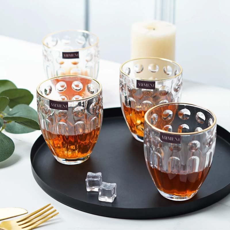 Scotch & Whiskey Glasses - Poised Whiskey Glass (300 ml ) - Set Of Four