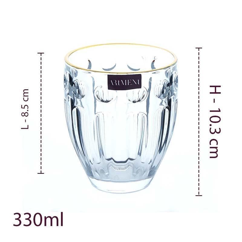 Scotch & Whiskey Glasses - Poised Whiskey Glass (300 ml ) - Set Of Four