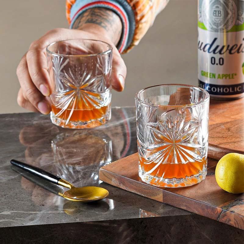 Scotch & Whiskey Glasses - Stella Beer Glass (300 ml and 410 ml) - Set Of Four