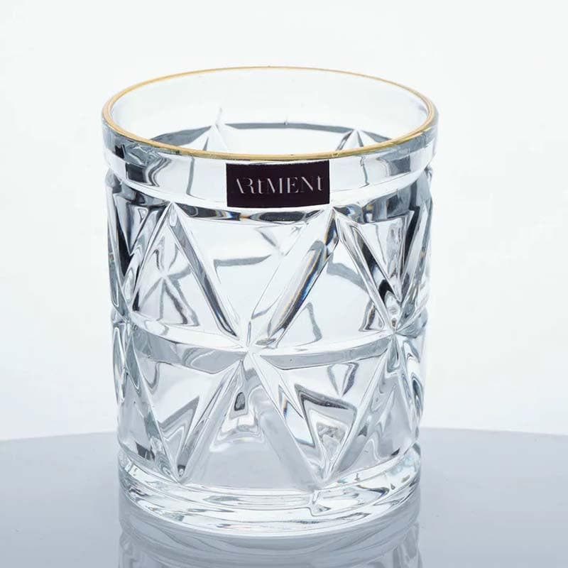 Buy Symbooze Whiskey Glass (300 ml ) - Set Of Four Scotch & Whiskey Glasses from Vaaree