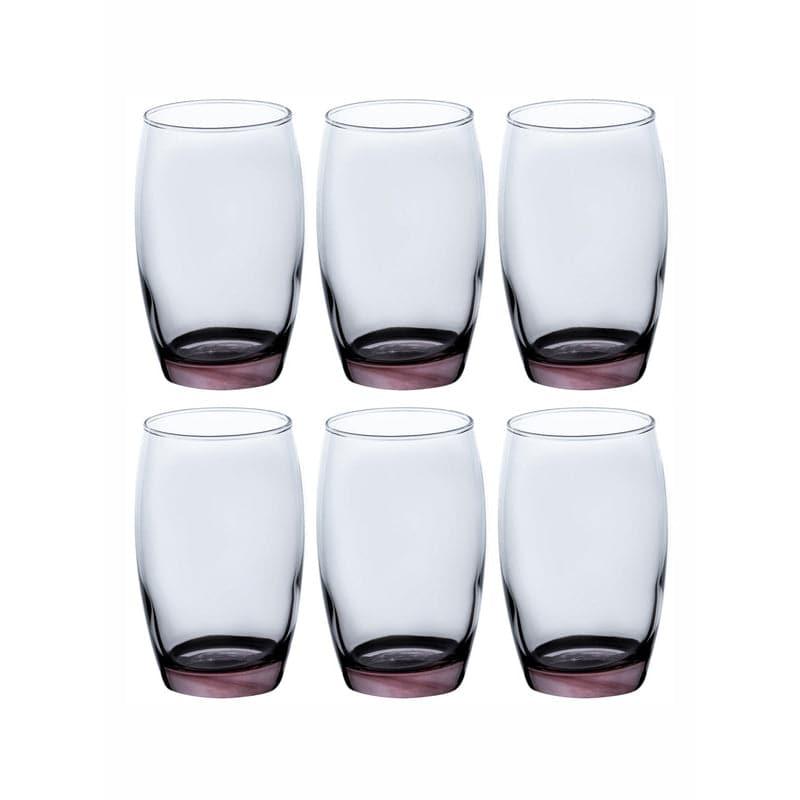 Buy Adelle Glass Tumbler (350 ML) - Set Of Six Drinking & Juice Glasses from Vaaree