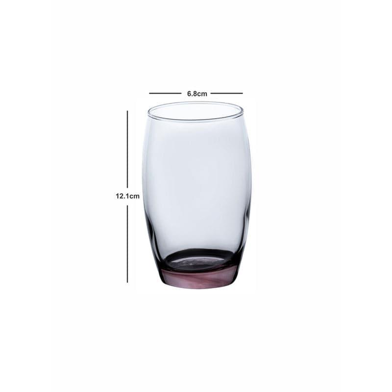 Buy Adelle Glass Tumbler (350 ML) - Set Of Six Drinking & Juice Glasses from Vaaree