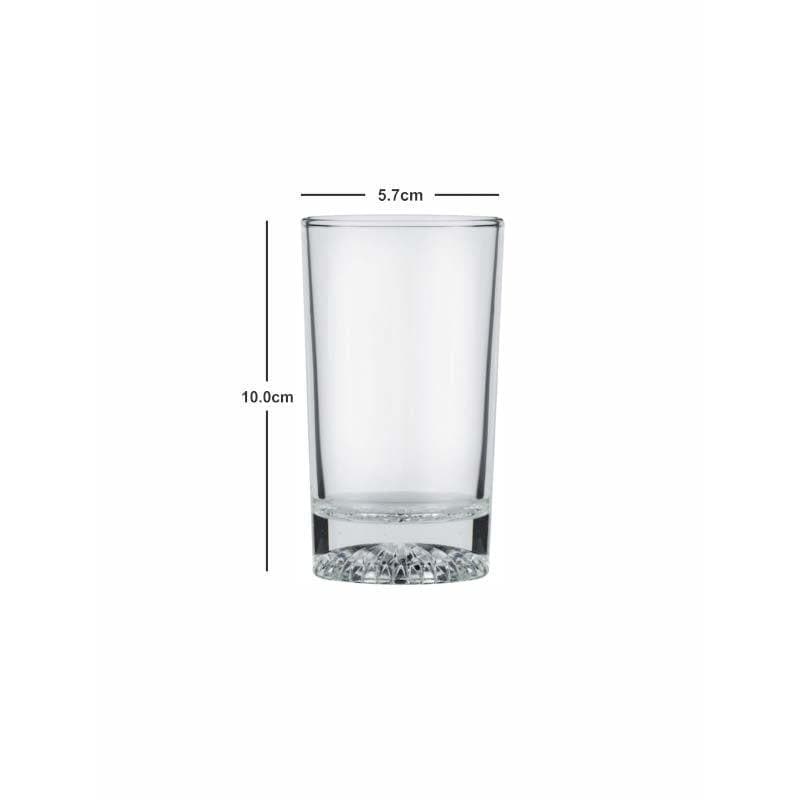 Drinking & Juice Glasses - Adex Glass Tumbler (140 ML) - Set Of Twelve