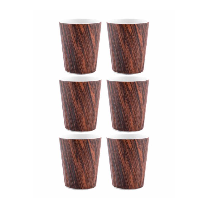 Drinking & Juice Glasses - Aglada Oak Tumbler (150 ML) - Set Of Six