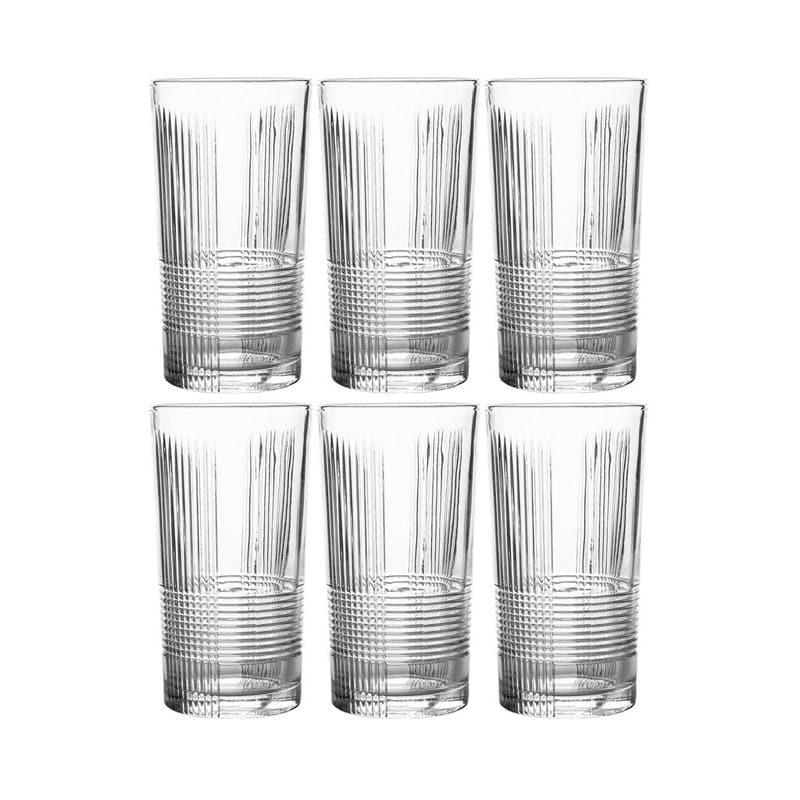 Buy Avalon Glass Tumbler (265 ML) - Set Of Six Drinking & Juice Glasses from Vaaree