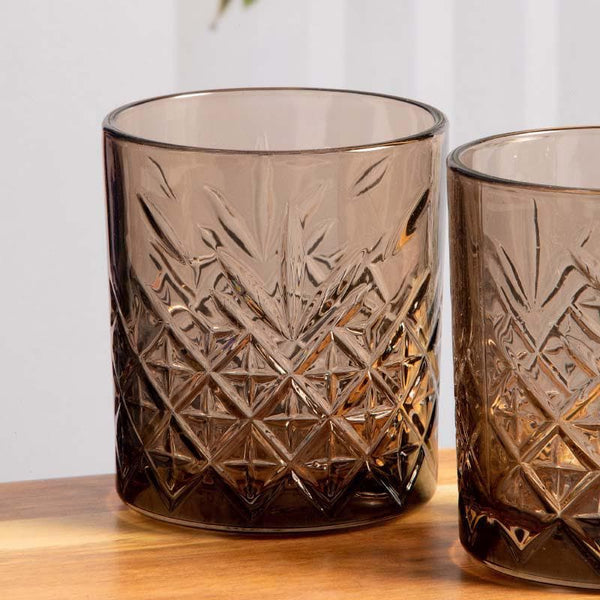 Buy Glasses - Billy Brown Tumbler (345 ML) - Set Of Four at Vaaree online