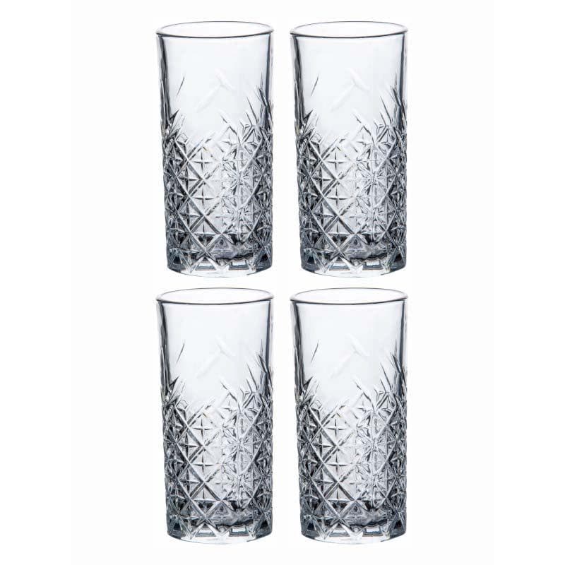 Buy Billy Tall Tumbler (295 ML) - Set Of Four Drinking & Juice Glasses from Vaaree