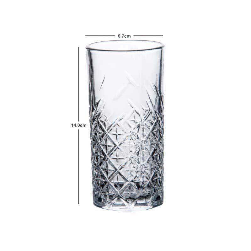 Buy Billy Tall Tumbler (295 ML) - Set Of Four Drinking & Juice Glasses from Vaaree