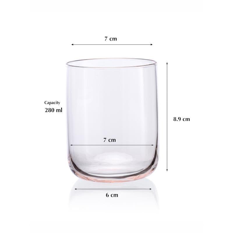 Buy Bonita Tumbler (280 ML) - Set Of Six Drinking & Juice Glasses from Vaaree