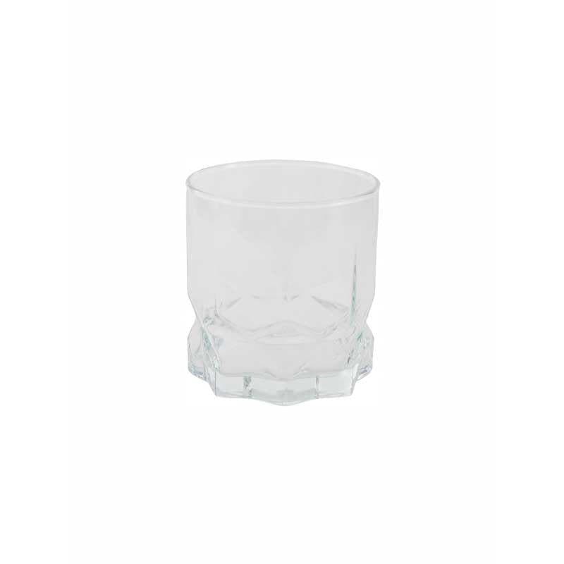 Scotch & Whiskey Glasses - Crock Rock Tumbler (325 ML) - Set Of Six