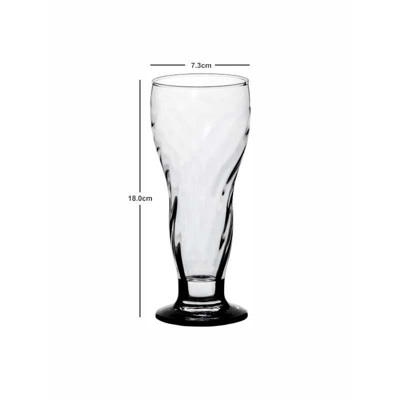 Drinking & Juice Glasses - Curvilineare Tumbler (350 ML) - Set Of Six