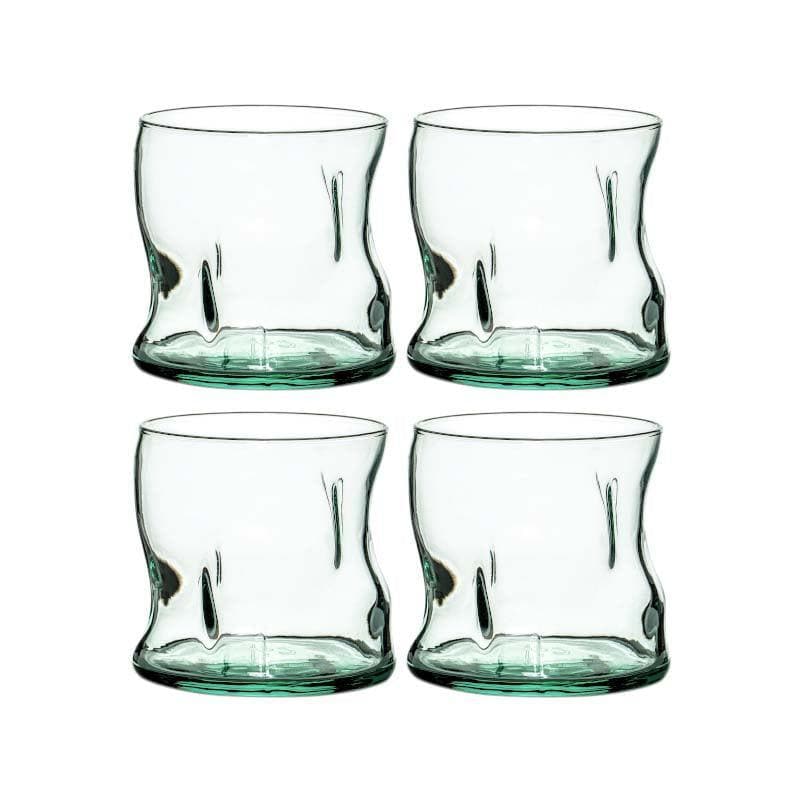 Drinking & Juice Glasses - Curvisoy Glass Tumbler (340 ML) - Set Of Four