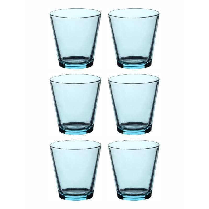 Buy Duviet Glass Tumbler (250 ML) - Set Of Six Drinking & Juice Glasses from Vaaree