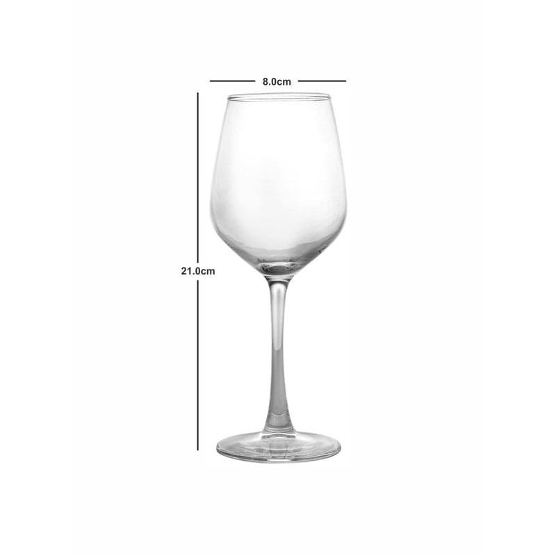 Buy Faye Glass Tumbler (360 ML) - Set Of Six Wine & Champagne Glasses from Vaaree