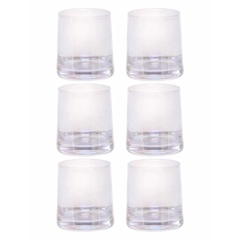 Buy Fizzor Glass Tumbler (260 ML) - Set Of Six Drinking & Juice Glasses from Vaaree