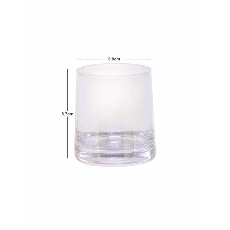 Buy Fizzor Glass Tumbler (260 ML) - Set Of Six Drinking & Juice Glasses from Vaaree