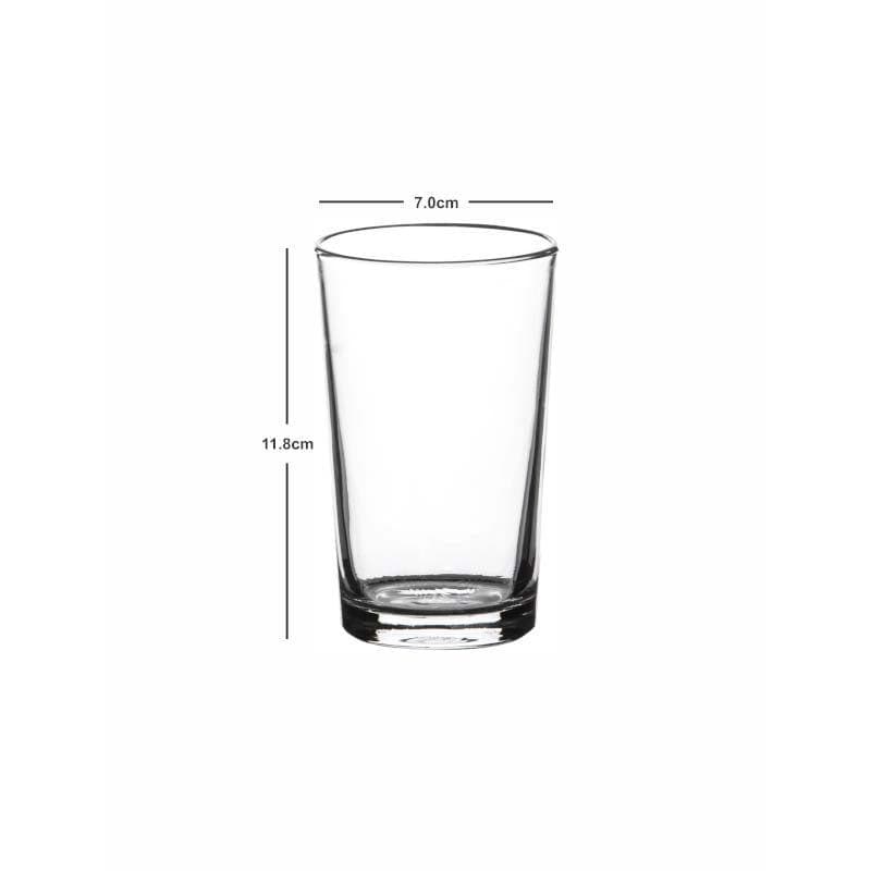 Drinking & Juice Glasses - Fizzor Glass Tumbler (300 ML) - Set Of Six
